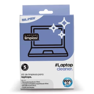 LAPTOP CLEANER, limpiador de laptops. Kit especializado en la limpieza y mantenimiento de laptops. Fórmula sin alcohol y de limpieza ultra rápida.