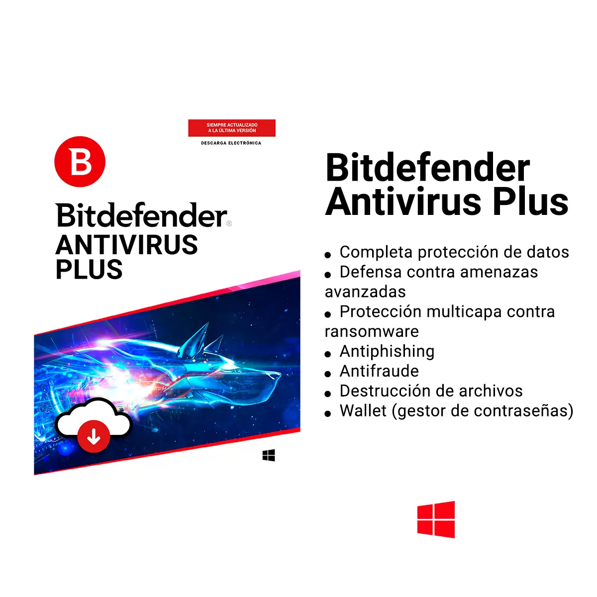 Antivirus BITDEFENDER TMBD-401, 1 licencia, 1 Año(s) - Imagen 3