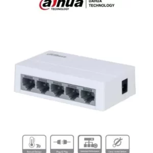 SWITCH DAHUA 5 PUERTOS DH-PFS3005-5ET NB