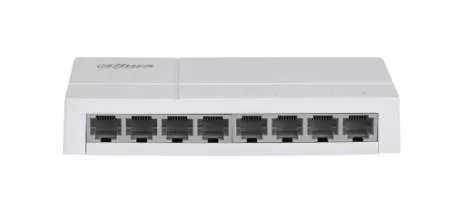 Switch de Escritorio con 8 puertos Fast Ethernet (10/100 Mbps), diseño compacto de capa 2, con capacidad de switching de 1.6 Gbps