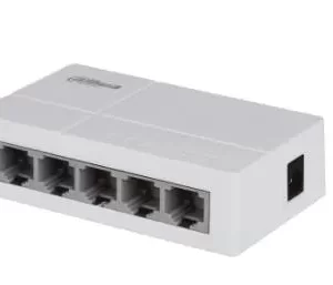 Switch para Escritorio 5 Puertos Fast Ethernet con velocidad de transmisión de 10/100 Mbps en un diseño compacto