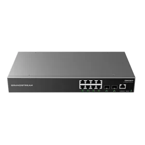 Switch Administrable Capa L2+, 8 ptos Gigabit + 2 SFP, compatible con GWN Cloud