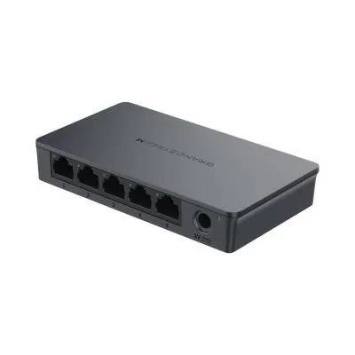Switch No administrable, 5 puertos Gigabit con crossover automático MDI/MDIX, gabinete plástico para escritorio o pared.