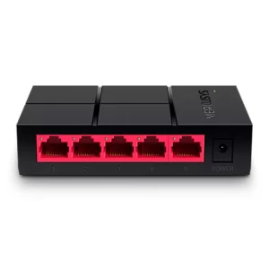 SWITCH MERCUSYS MS105G 5 PUERTOS 10/100/1000MBPS DE DISEÑO COMPACTO Y CONFIGURACIÓN PLUG AND PLAY