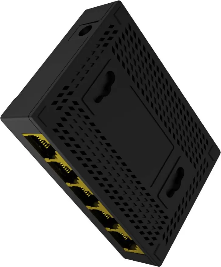 Switch NETIS modelo ST3105GC, 5 puertos Gigabit Switch de escritorio con Seguro de conector incorporado, No administrable - Imagen 4