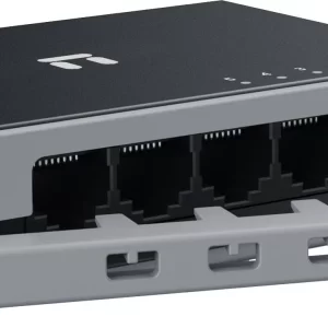 Switch NETIS modelo ST105D, 5 puertos 10/100Mbps Switch de escritorio, carcasa metálica con Seguro de conector incorporado, No administrable