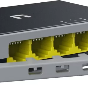 Switch NETIS modelo ST105GD, 5 puertos Gigabit, Switch de escritorio, carcasa metálica con Seguro de conector incorporado, No administrable