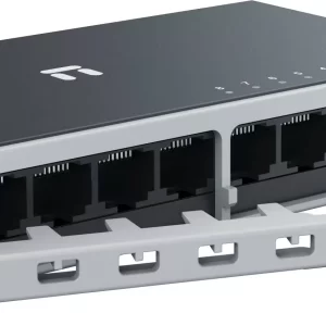 Switch NETIS modelo ST108D, 8 puertos 10/100Mbps, Switch de escritorio, carcasa metálica con Seguro de conector incorporado, No administrable