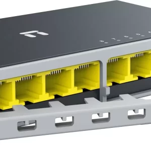 Switch NETIS modelo ST108GD, 8 puertos Gigabit Switch de escritorio, carcasa metálica con Seguro de conector incorporado, No administrable