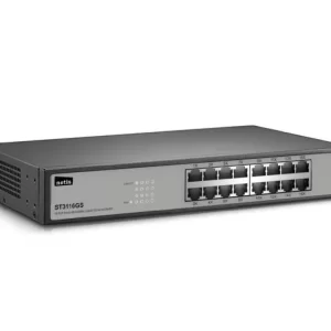 Switch NETIS modelo ST3116GS, 16 puertos Gigabit, montable en rack, No administrable