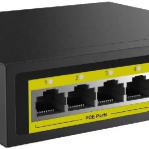 Netis Switch POE P106C, 4 Puertos POE y 2 Puertos Uplink, 60W, 100 Mbps, Watch Dog, Plug & Play, 250 Mts de alcance en transmisión, No Administrable