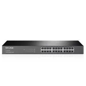 Switch TP-LINK, Negro, 10/100/1000 Mbps, 24ptos, Rack