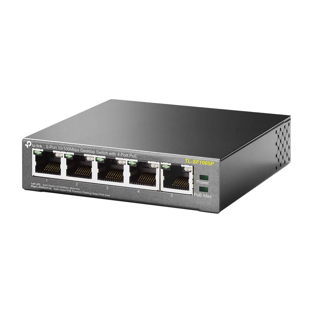 Switch de sobremesa con 5 puertos a 10/100 Mbps PoE - Imagen 4