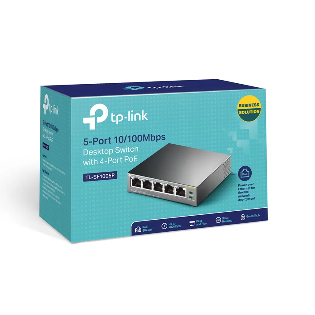 Switch de sobremesa con 5 puertos a 10/100 Mbps PoE - Imagen 5