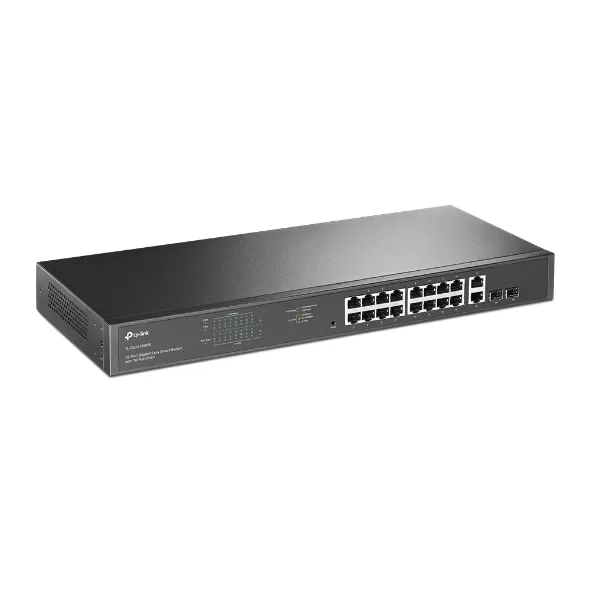 Switch TP-LINK TL-SG1218MPE, Negro - Imagen 2