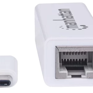 507585 Adaptador de USB Tipo C a Red Gigabit, compatible con MacBook y Chromebook Pixel.