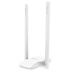 ADAP. MICRO USB 300MBPS MERCUSYS MW300UH CON ANTENAS DE ALTA GANANCIA PARA PROPORCIONAR CONEXIONES MÁS RÁPIDAS