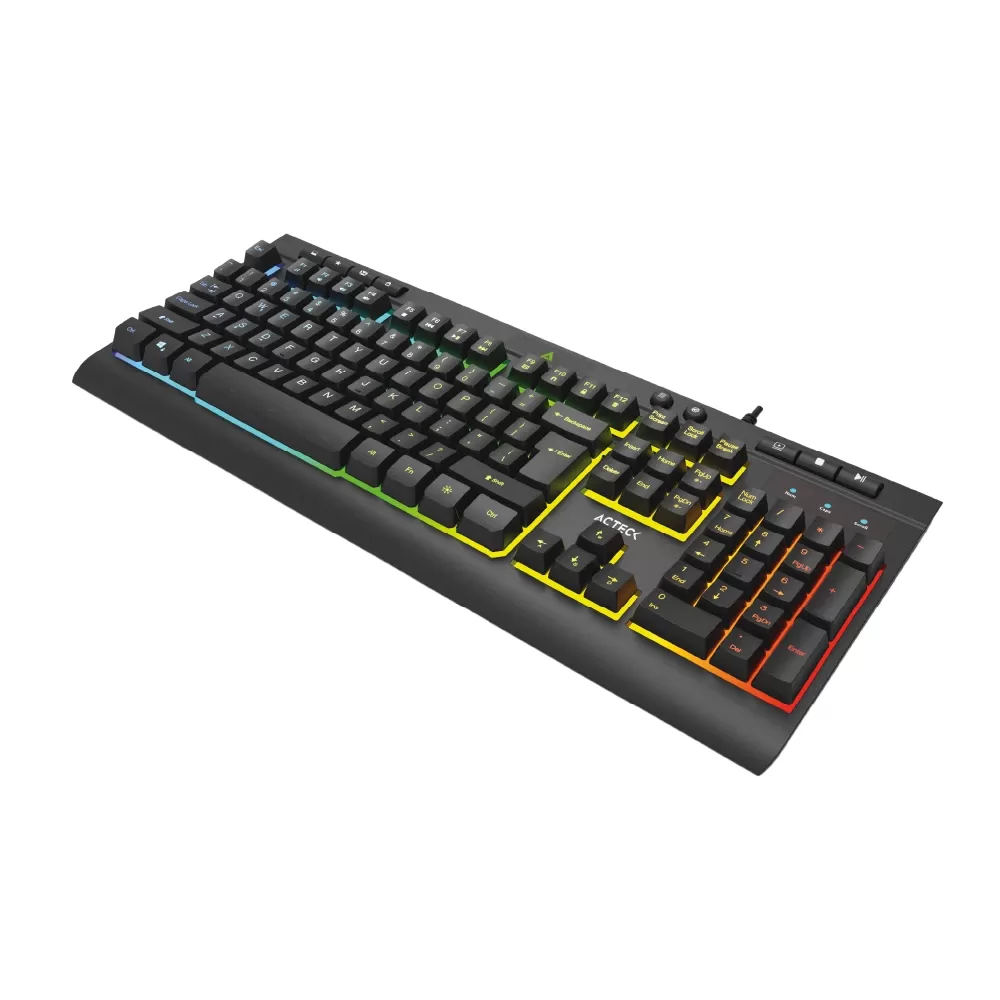 Teclado Alámbrico Led AUREAN PRO TA477G Acteck Advanced Series - Imagen 2