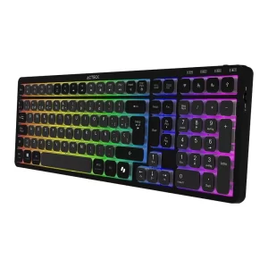 Teclado Inalámbrico RGB Techno PRO TI790 Acteck Elite Series Iluminación RGB, Teclado Multidispositivo Inalámbrico, Dongle 2.4Mhz, Bluetooth