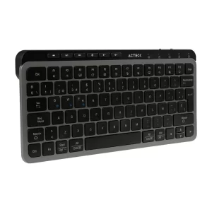 Teclado Inalámbrico 2.4hz Inspire Krea TI750 Acteck Elite Series Teclado Inalámbrico Dongle 2.4Mhz, Rango 10m, Bluetooth 5.1, USB A- USB C, 3 Dispositivos