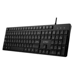 Teclado Alámbrico VANTAGE AERO TA545 ACTECK Conectividad USB, 105 teclas de Bajo Perfil