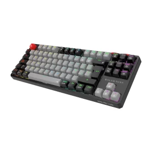 Teclado Gamer Inalámbrico LEVEL PRO GK990 Balam Rush Legend Series, Color Gris/Negro. BR-940368