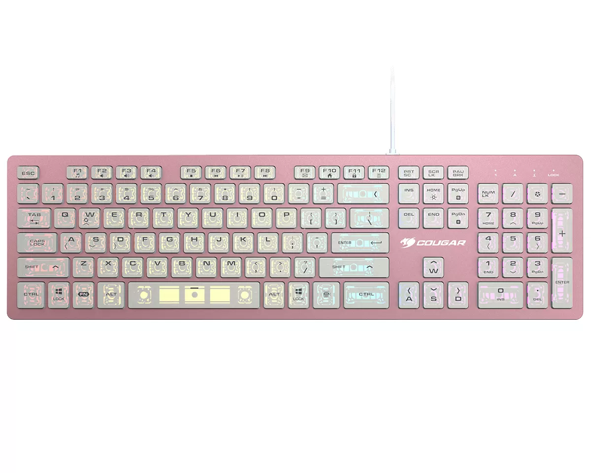 TECLADO COUGAR VANTAR ROSA 37VAPXNMX.0002 - Imagen 4