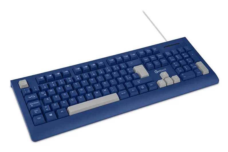 GETTTECH TECLADO AZUL┴GGK-ESMWR-02-BL - Imagen 3