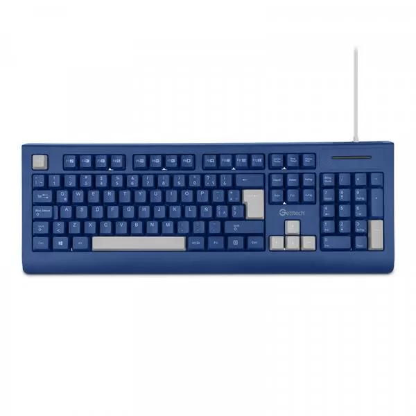 GETTTECH TECLADO AZUL┴GGK-ESMWR-02-BL