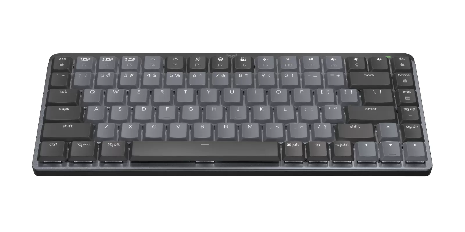 Teclado LOGITECH MX MECHANICAL MINI, Negro
