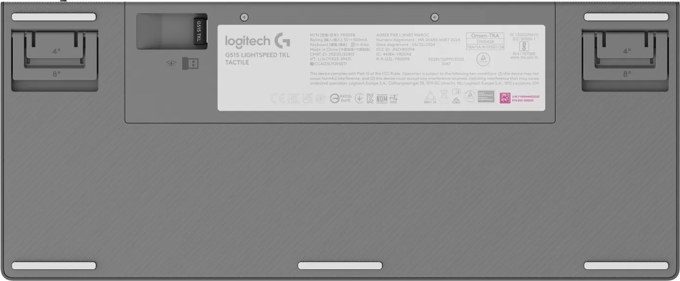 Teclado G515 920-012535 Logitech G515 LIGHTSPEED TK - Imagen 4