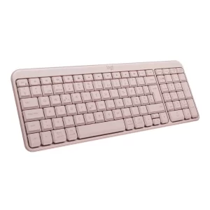 Teclado Logitech K250 920-013447 Color rosa.