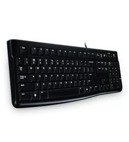 Teclado LOGITECH K120, USB, PC/server, Negro