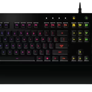 Teclado Gaming LOGITECH G213 PRODIGY, USB, QWERTY, Inglés, Negro, Multicolor