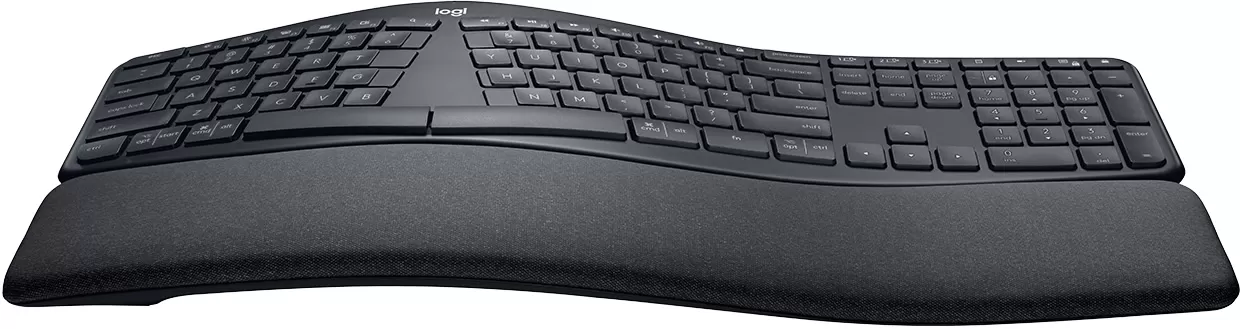 Teclado LOGITECH ERGO K860, Bluetooth, Negro, Inalámbrico