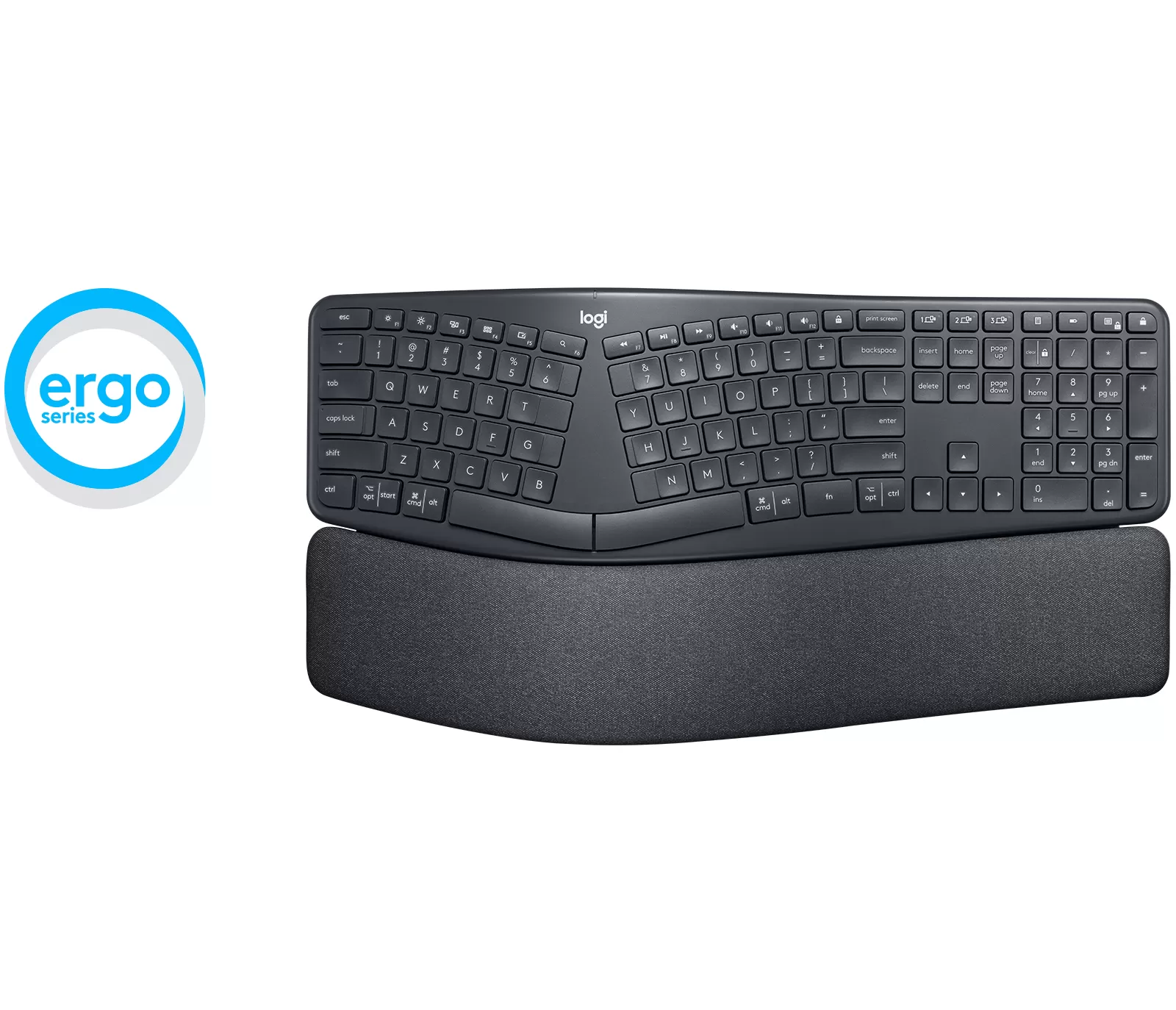 Teclado LOGITECH ERGO K860, Bluetooth, Negro, Inalámbrico - Imagen 5