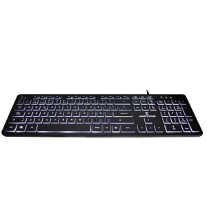 Teclado Alámbrico SLIM PC-201304 PERFECTCHOICE con iluminación blanca Backlight