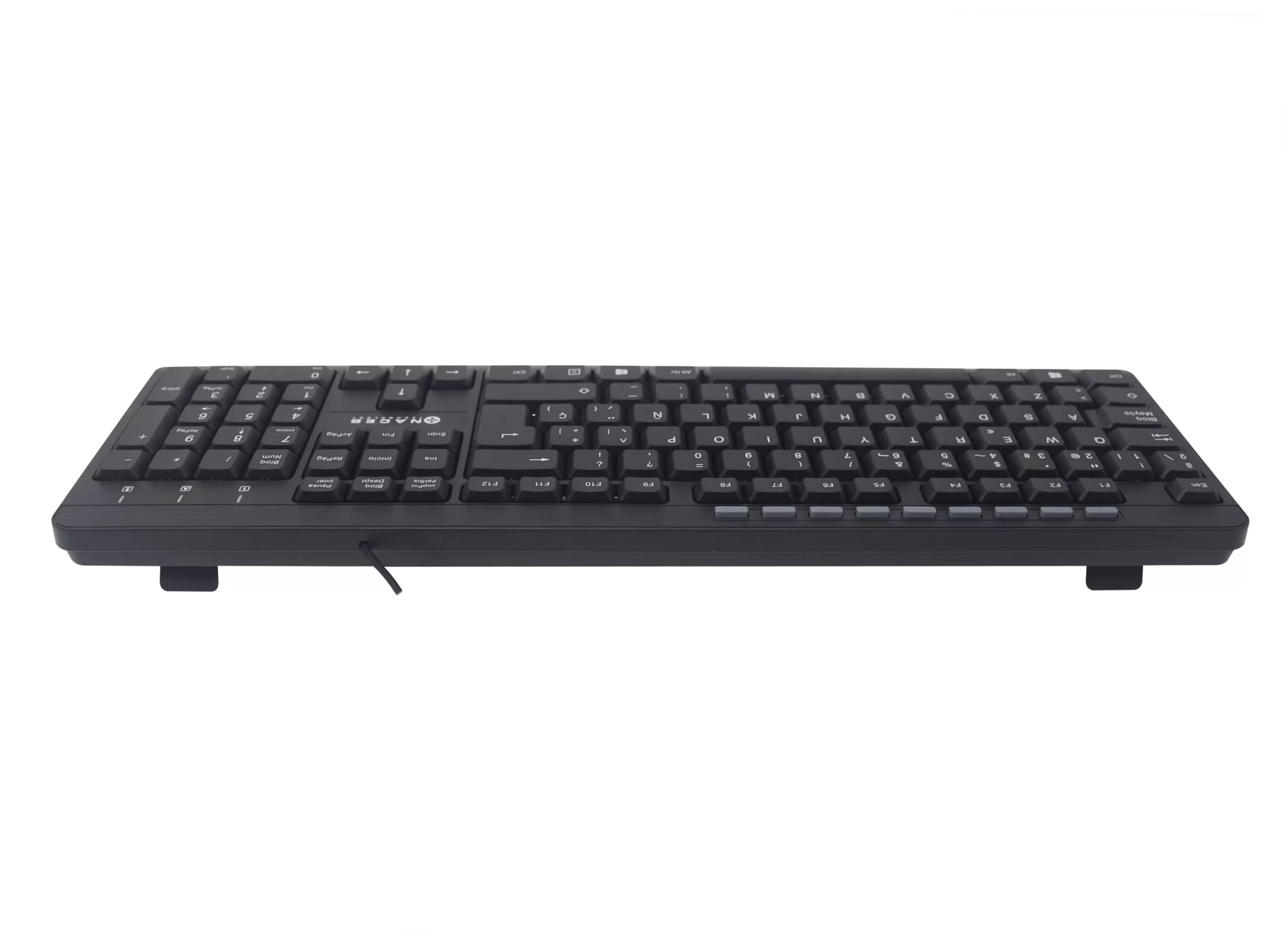 Teclado Multimedia Naceb Technology NA-0109, Estándar, Negro, Alámbrico - Imagen 4