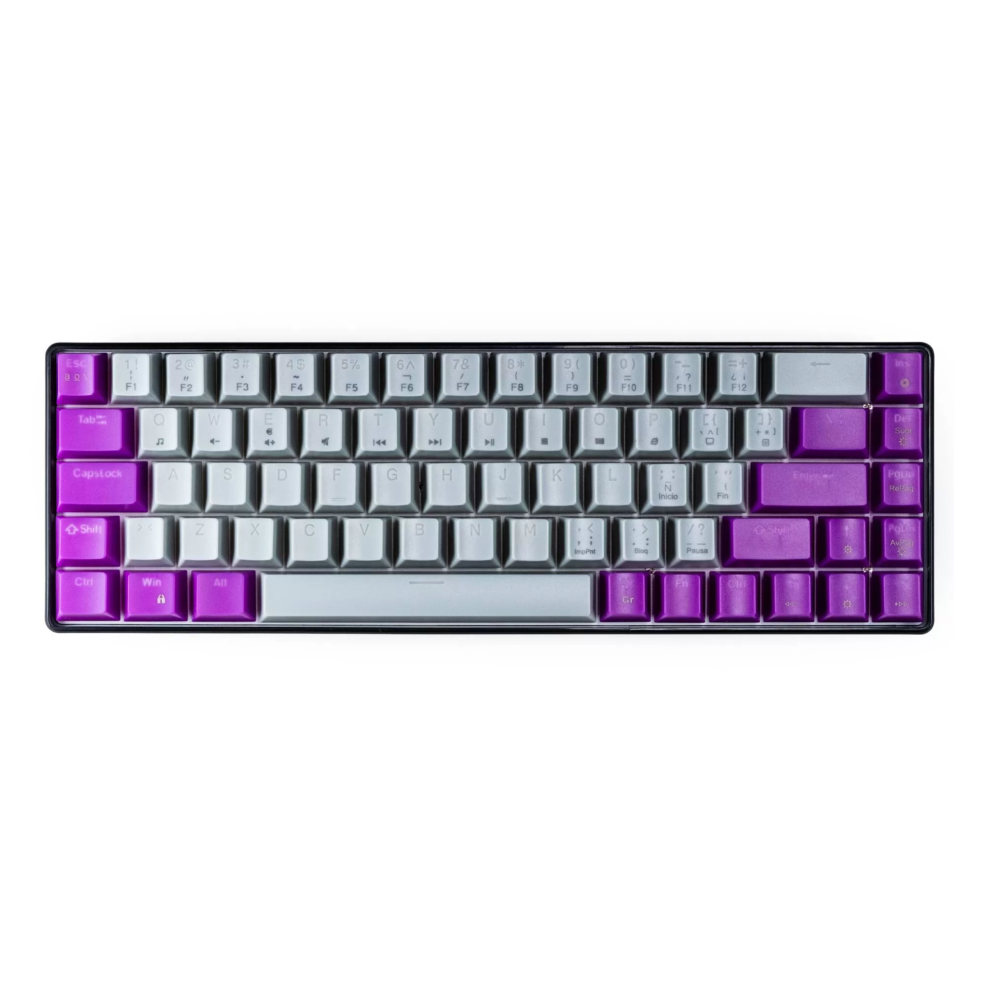 Teclado Mecánico Naceb 60% CON TECLAS INTERCAMBIABLES NA-0963G - Imagen 2