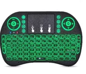 Teclado Mini Inalámbrico, Recargable, Iluminado RGB (963814), Brobotix.