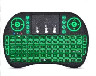 Teclado Mini Inalámbrico, Recargable, Iluminado RGB (963814), Brobotix.