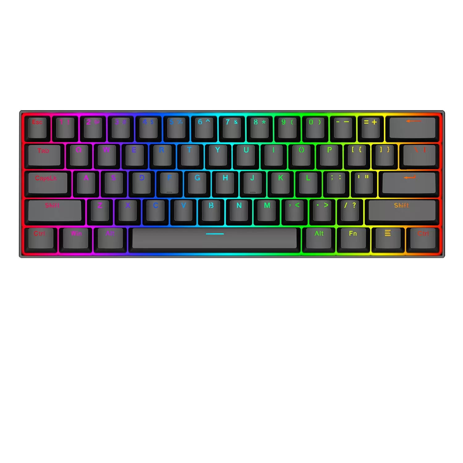 Teclado Mecánico Redragon Dragonborn, Inglés, Negro, RGB - Imagen 2