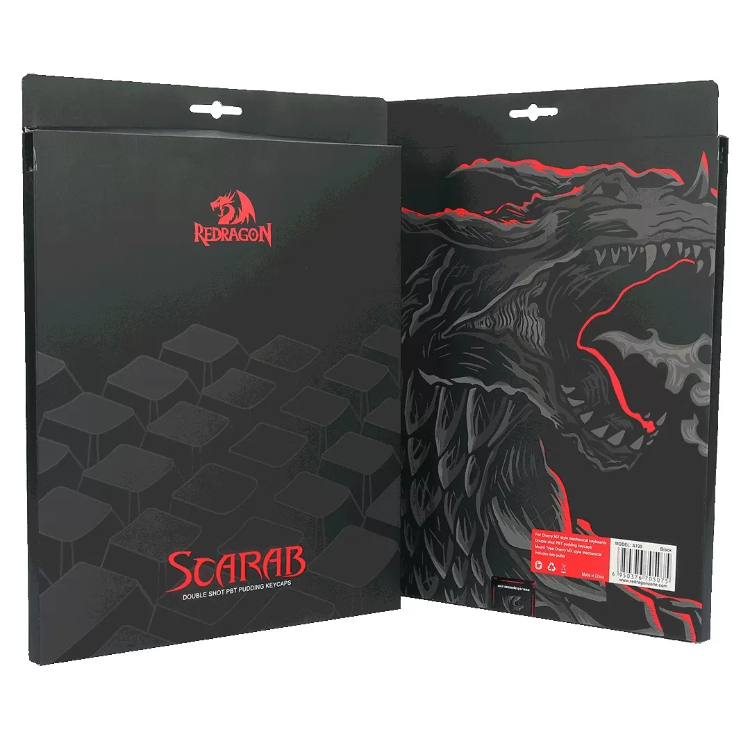 Keycaps Redragon Sacarab White, Blanco - Imagen 4