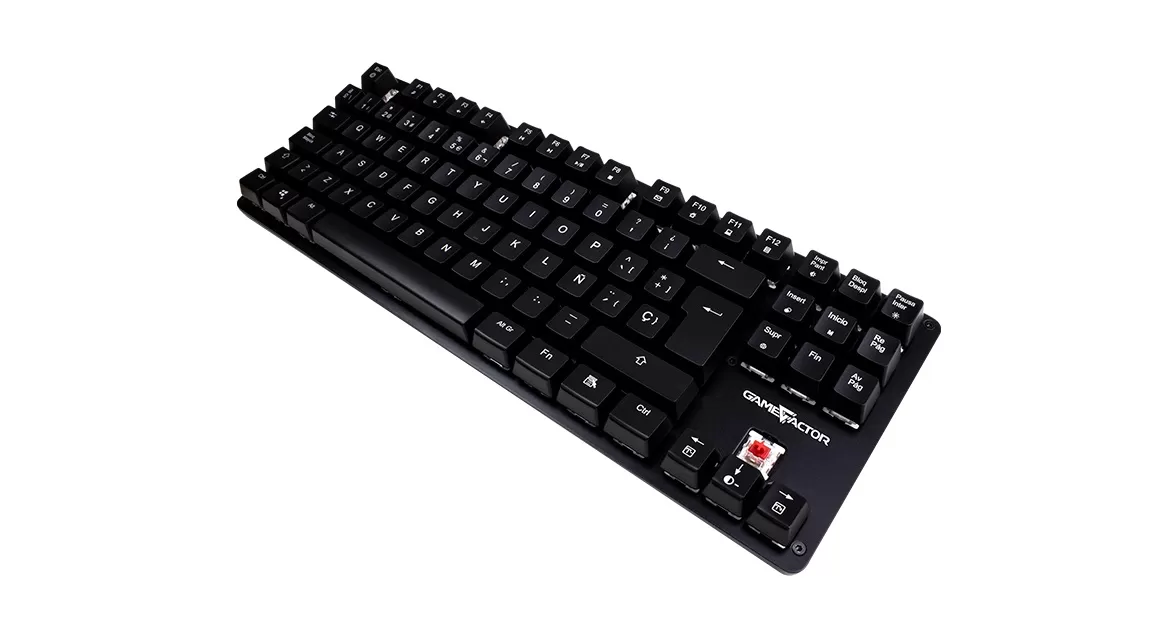 Teclado Mecánico GAME FACTOR KBG500-RD, Alámbrico, Español, Negro, RGB - Imagen 3