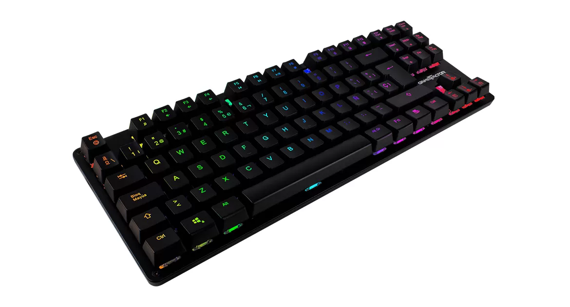 Teclado Mecánico GAME FACTOR KBG500-RD, Alámbrico, Español, Negro, RGB - Imagen 5