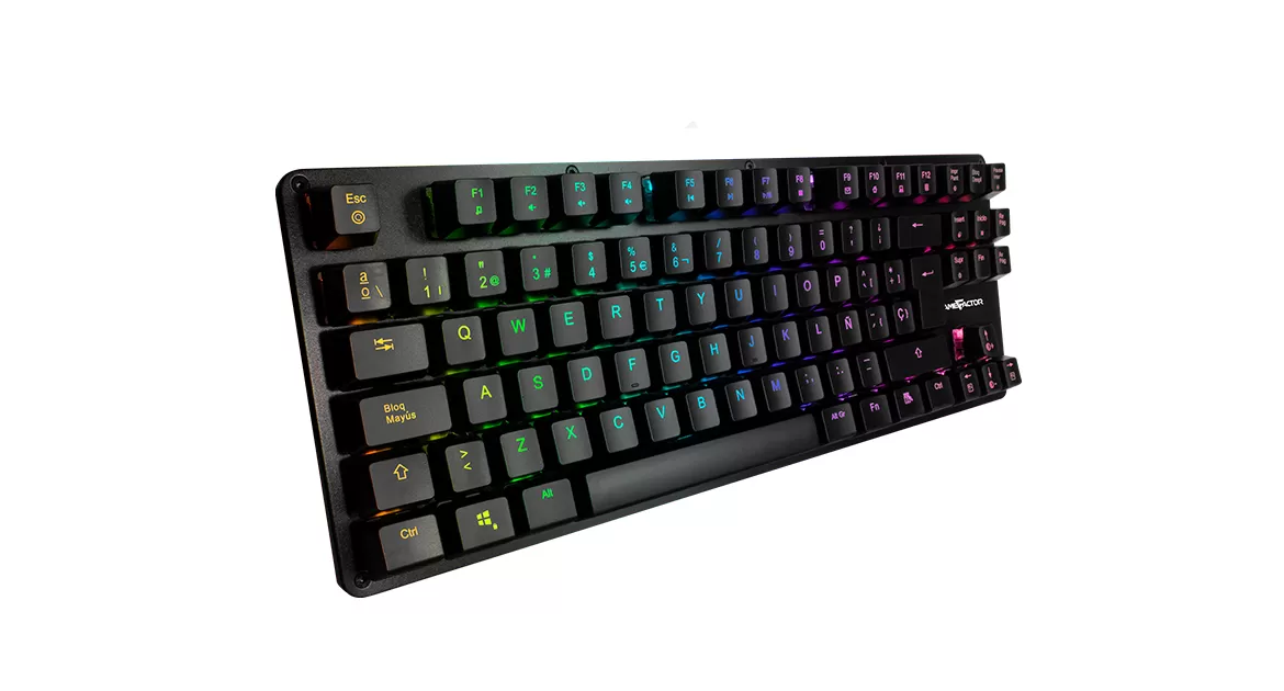 Teclado Mecánico GAME FACTOR KBG500-RD, Alámbrico, Español, Negro, RGB - Imagen 7