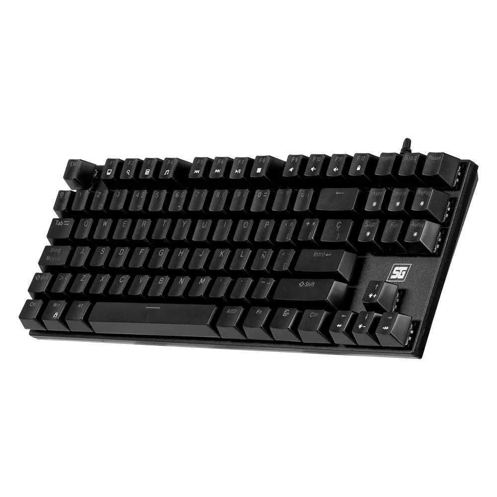 TECLADO VORAGO START THE GAME KB-600 MECANICO TKL RGB RAINBOW SOFTWARE NEGRO - Imagen 4