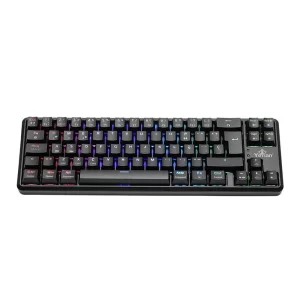 YEYIAN TKL TECLADO GAMER AKIL S 3500 SWITCH ROJO, 69 TECLAS, INTERRUPTOR CAMBIO, ANTI GHOSTING N-KEY R, LED RGB ARCOIRIS 18 EFECT, IP42 YTM-28209R