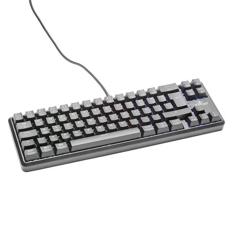 YEYIAN, TECLADO GAMER AKIL S3500, SWITCH AZUL, 69 TECLAS, ANTI GHOSTING Y N-KEY, LED RGB DE ARCOIRIS, 18 EFECTOS, IP42, USB, BATERIA INT YTM-28210B - Imagen 5