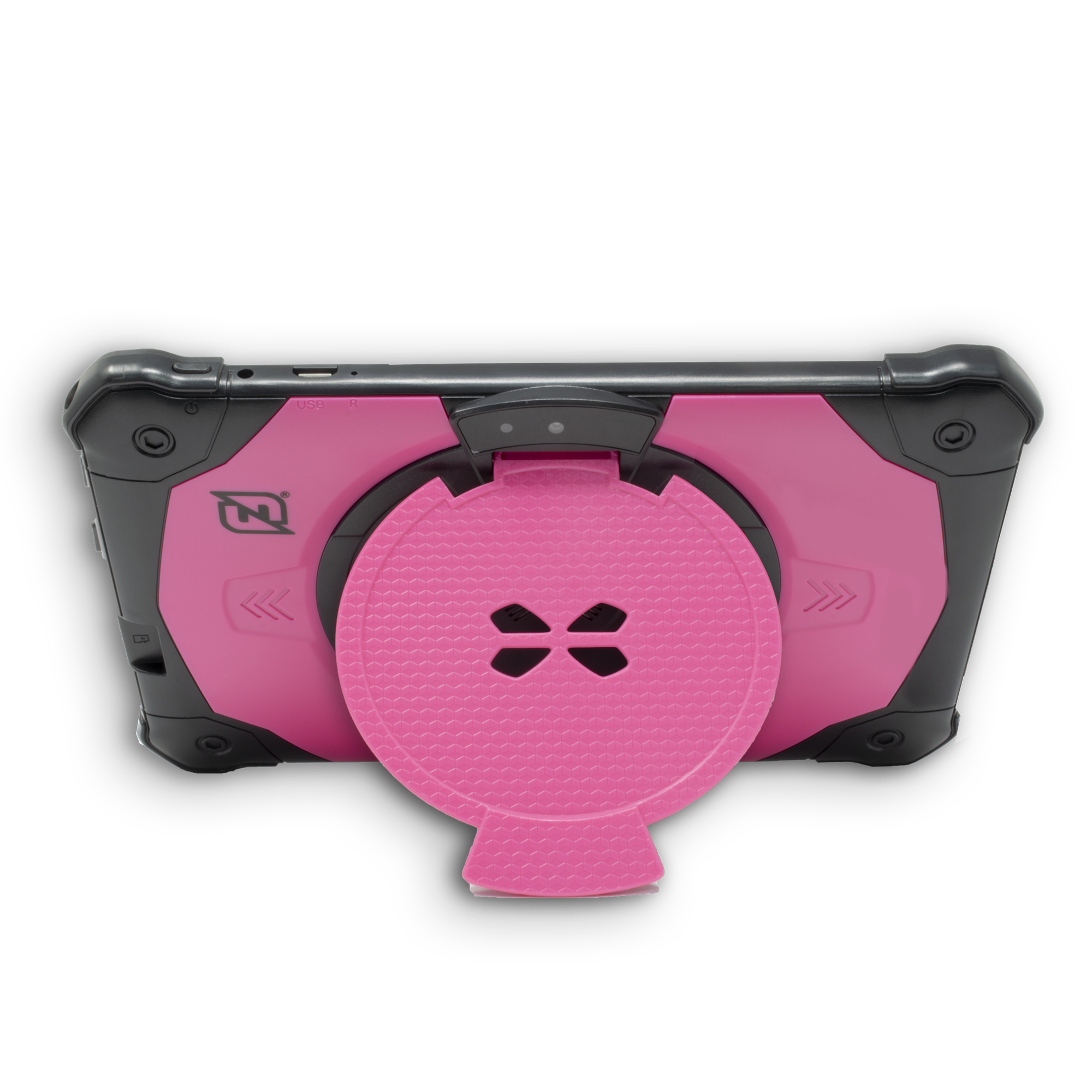 TABLET M002K-2 2GB RAM 16GB ROM 7 PULGADAS ANDROID 10 CAM 2 Y 5 MP FLASH FUNDA CON STAND INCLUIDO NEGRO/ROSA - Imagen 3